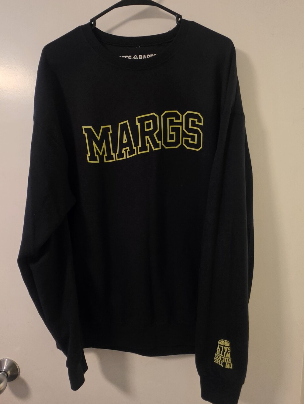 GUC! BFFS & BABES MARGS Black Crewneck Sweatshirt XL